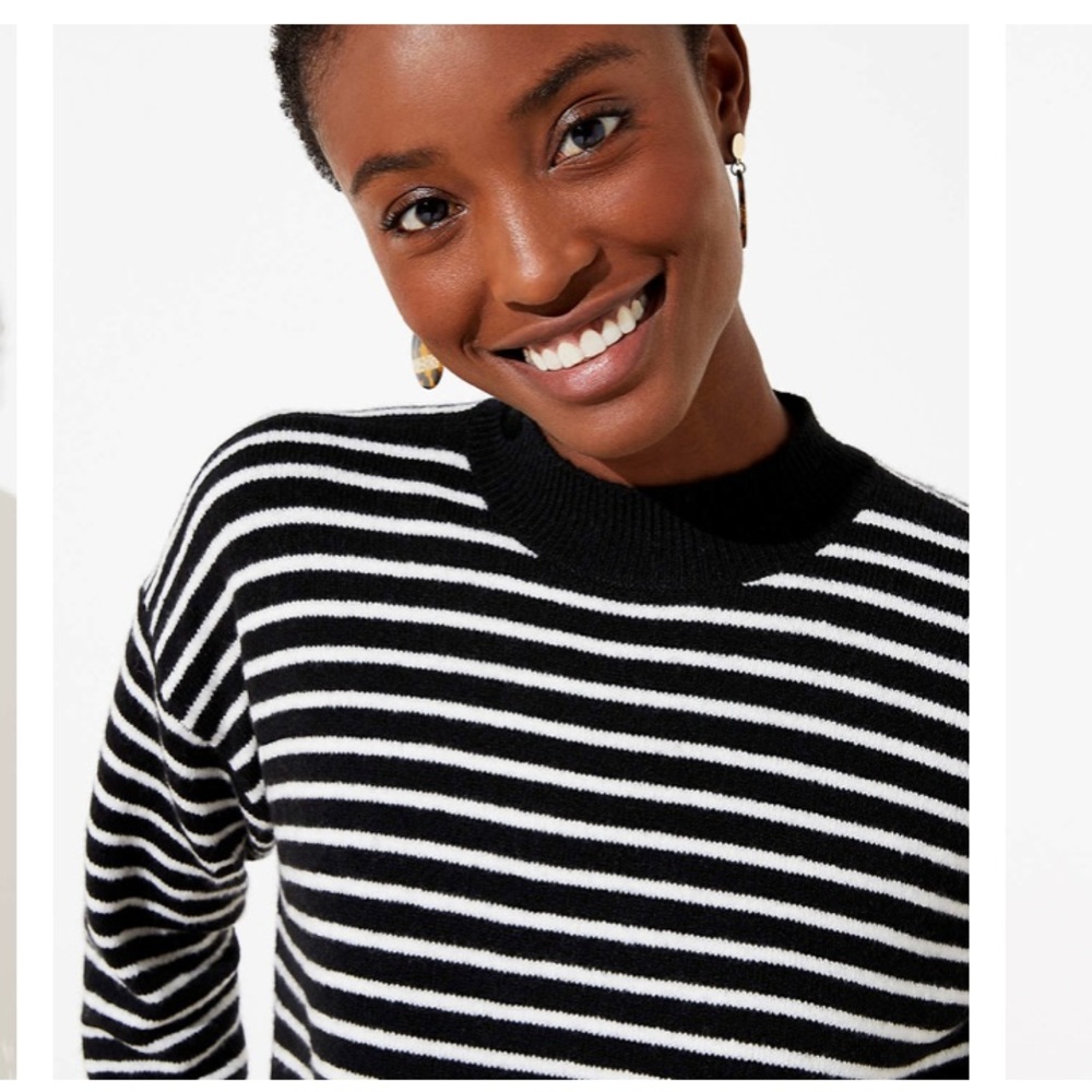 Loft tie hem sweater